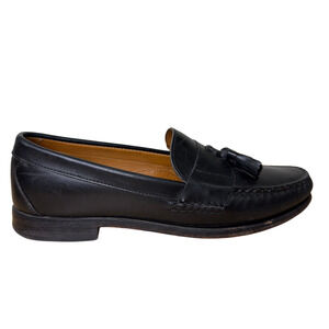 Allen Edmonds Schreier Shoes Mens Size 10 D Black Leather Tassel Loafers